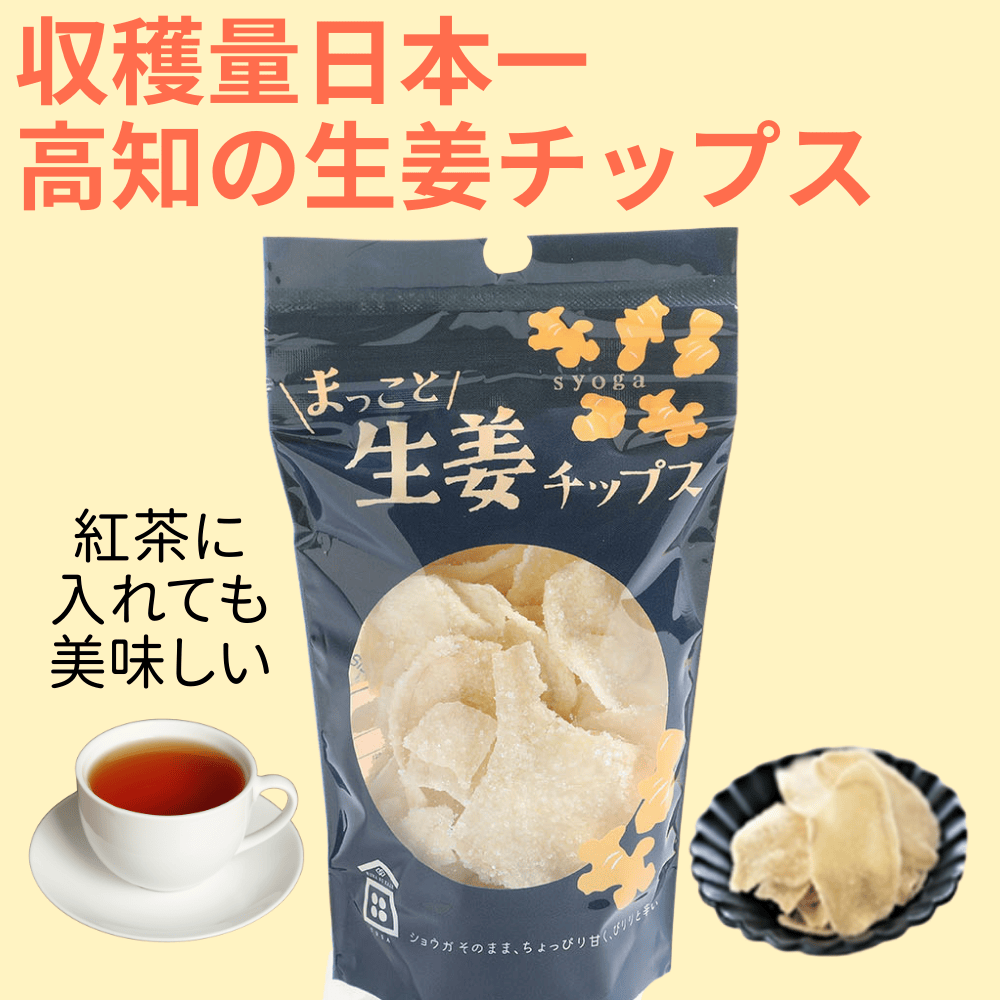 まっこと生姜チップス 中芸食材工房 【高知県田野町】 四国 おつまみ