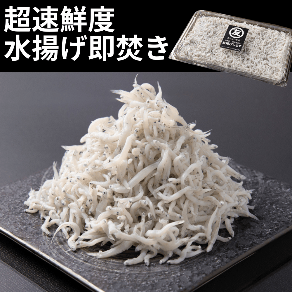 釜揚げしらす まるとも海産 【和歌山県湯浅町】 近畿 関西 シラス ご飯のお供