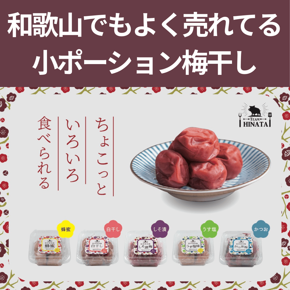紀州南高梅 80g 日向屋 【和歌山県田辺市】  近畿 関西 梅干し ご飯のお供 蜂蜜 しそ かつお 小ポーション 地域活性化
